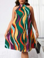 Rochie Scurta Riley Multicolora