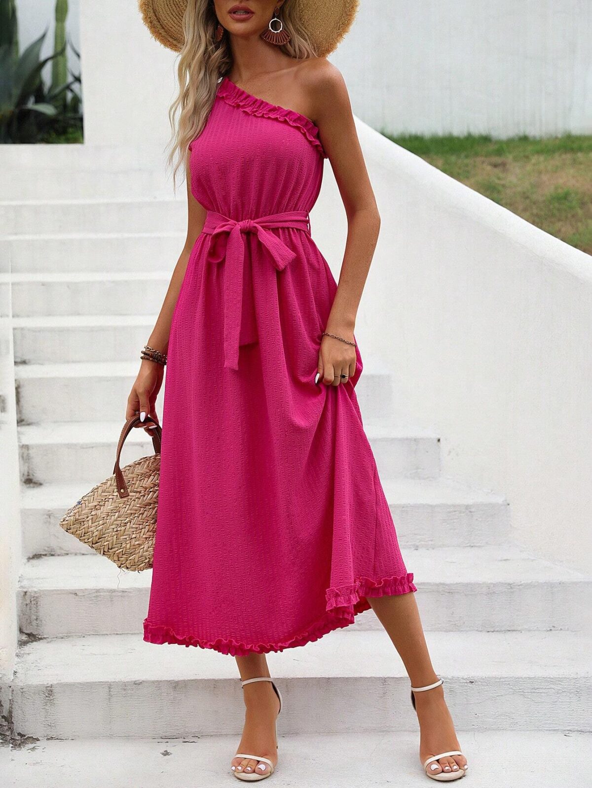 Rochie Midi Dahlia Ciclamen
