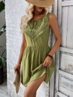 Rochie Scurta Peige Verde