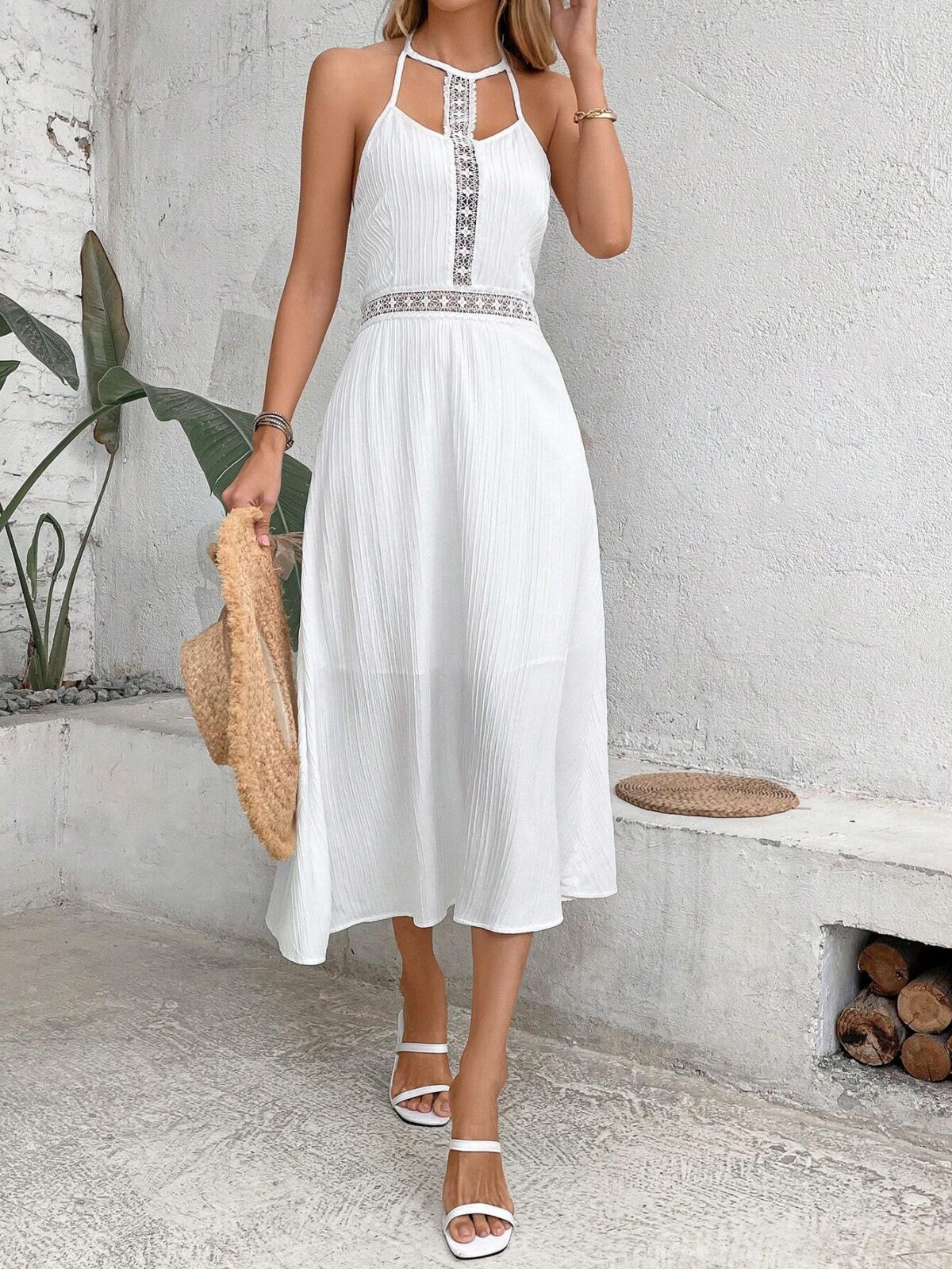 Rochie Midi Carter Alba