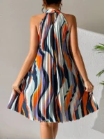 Rochie Scurta Dadania Multicolora - imagine 2