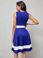 Rochie Scurta Dorita Albastra - imagine 2