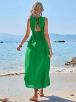 Rochie Midi Holim Verde - imagine 2