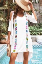 Rochie Scurta Jamea Alba