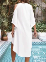 Rochie Scurta Jamea Alba - imagine 2