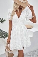 Rochie Scurta Moset Alba