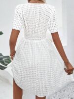 Rochie Scurta Moset Alba - imagine 2