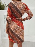 Rochie Scurta Taga Multicolora - imagine 2