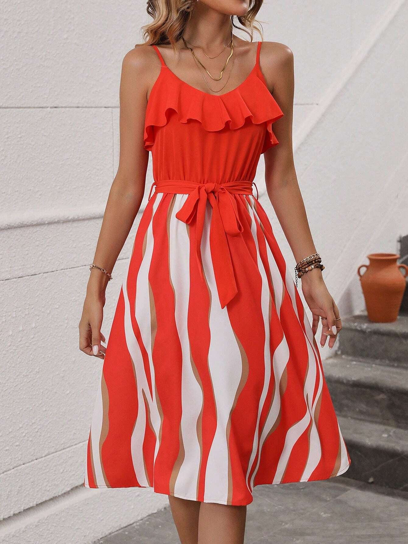 129 Rochie Scurta Luzie Portocalie