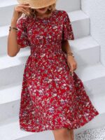 Rochie Midi Larissa Rosie Inflorata - imagine 4