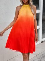 Rochie Midi Delfina Portocalie - imagine 5