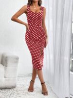 Rochie Midi Marisha Rosie cu Buline - imagine 4