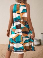 Rochie Scurta Meda Multicolora - imagine 2