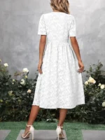 Rochie Lunga Saini Alba - imagine 2