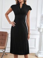 Rochie Midi Gertrude Neagra - imagine 3