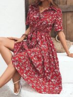 Rochie Midi Mariza Rosie Inflorata