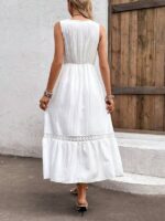 Rochie Midi Costina Alba - imagine 2