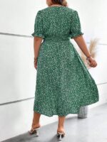 Rochie Midi Kole Verde - Marimi Mari - imagine 2
