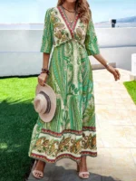 Rochie Midi Lizy Multicolora - imagine 3