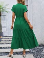 Rochie Midi Perine Verde - imagine 2