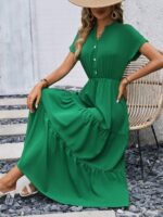 Rochie Midi Perine Verde - imagine 3