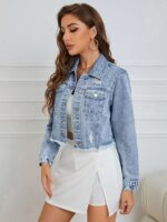 Jacheta din Denim Rehne