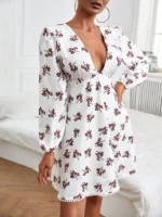 Rochie Scurta Sloane Alba - imagine 2