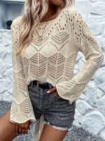 Pulover Redita Bej - imagine 3