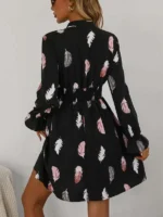 Rochie Scurta Eleine Neagra - imagine 2