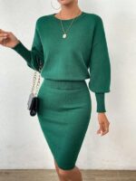 Compleu Tricotat Davia Verde