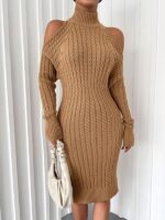 Rochie Midi Tricotata Reena Maro - imagine 4