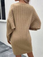 Rochie Scurta Tricotata Sofina Maro - imagine 2