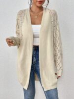Cardigan Rosali Bej - imagine 3
