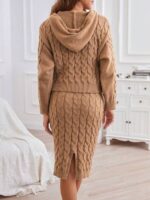 Compleu Midi Tricotat Valia Maro - imagine 2