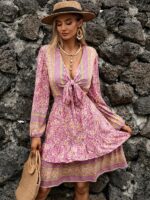 Rochie Scurta Lenora Multicolora - imagine 3