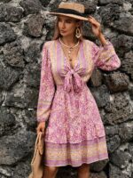 Rochie Scurta Lenora Multicolora - imagine 5