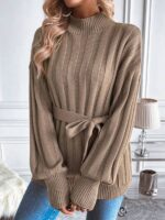 Pulover Tricotat Netty Maro - imagine 3