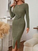 Rochie Midi Audrey Khaki