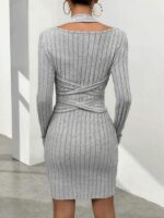 Rochie Scurta Alike Gri - imagine 2