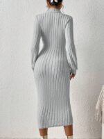 Rochie Lunga Sophine Gri - imagine 2