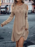 Rochie Scurta Tricotata Valentina Maro - imagine 4