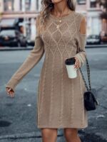 Rochie Scurta Tricotata Valentina Maro - imagine 3