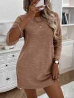 Rochie Scurta Tricotata Armisa Maro - imagine 3