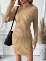 Rochie Scurta Tricotata Aliona Maro - imagine 4