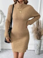 Rochie Scurta Tricotata Aliona Maro - imagine 3