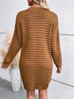 Rochie Scurta Tricotata Taylor Maro - imagine 2