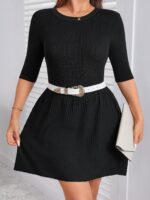 Rochie Scurta Spencer Neagra - Marimi Mari