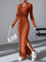 Rochie Lunga Hamida Caramizie
