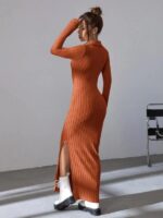 Rochie Lunga Hamida Caramizie - imagine 2