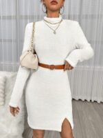 Rochie Scurta Nikole Alba